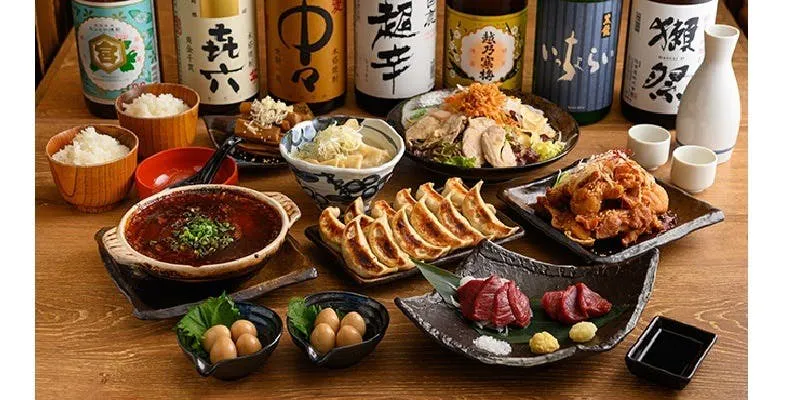 With special sake included + 2-hour all-you-can-drink, a total of 8 dishes! Fully satisfying volume "Matsu Course"