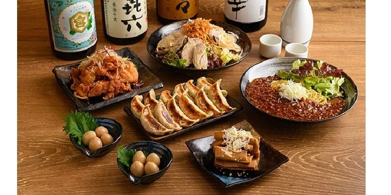 [2h All-You-Can-Drink Included] Total of 6 Dishes! From Juicy Dumplings to the Final Dish! "Ume Course"